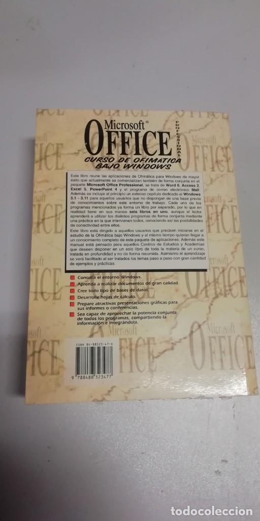 Libros de segunda mano: Microsoft Office Professional - Curso De Ofimatica Bajo Windows 3.1-3.11 - Foto 3