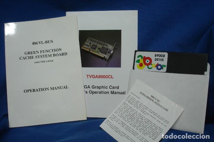 Libros de segunda mano: TVGA8900 CL - VGA GRAPHIS CARD - USER&acute;S OPERATION MANUAL + DISCO - Foto 1