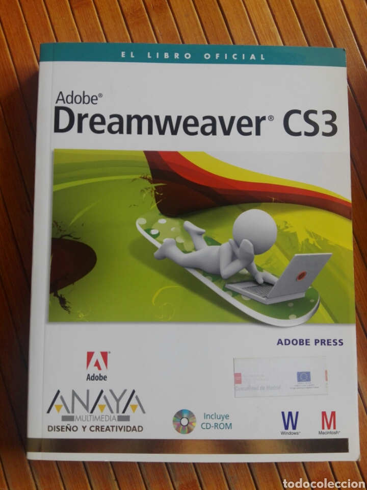 Libros de segunda mano: Libro Adobe Dreamweaver CS3 - Anaya - 2008 - Incluye CD-ROM - Foto 1