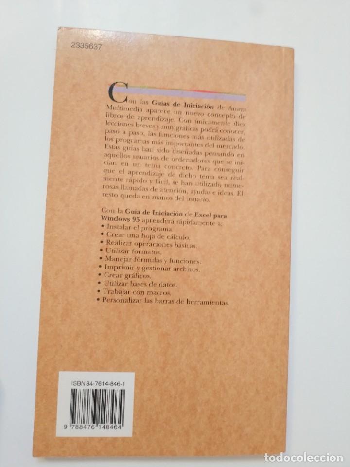Libros de segunda mano: EXCEL PARA WINDOW 95.- ANAYA - Foto 3