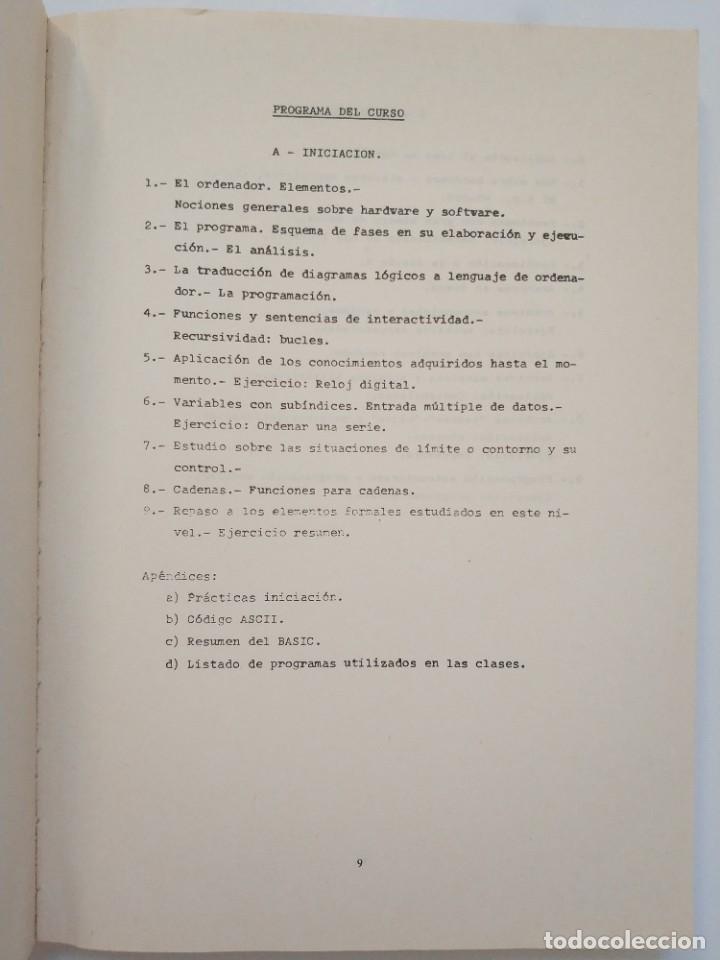 Libros de segunda mano: INTRODUCCION A LA PROGRAMACION.- JOAQUIN ALVARO CONTRERAS. UNED 1985 - Foto 4