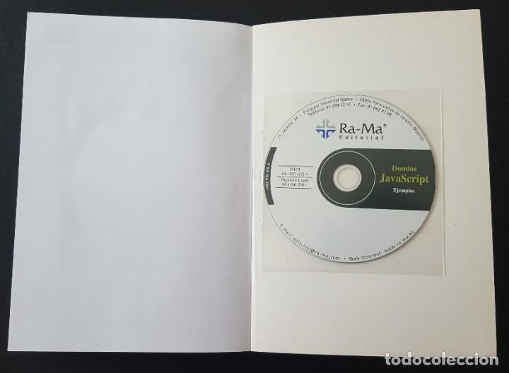 Libros de segunda mano: Domine JavaScript - Jos&eacute; L&oacute;pez Quijado (Incluye CD) - Foto 4