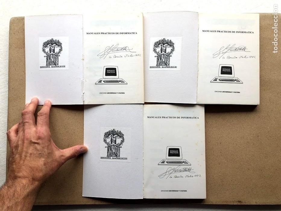 Libros de segunda mano: Manuales practicos de informatica / Tres Manuales / - Foto 3
