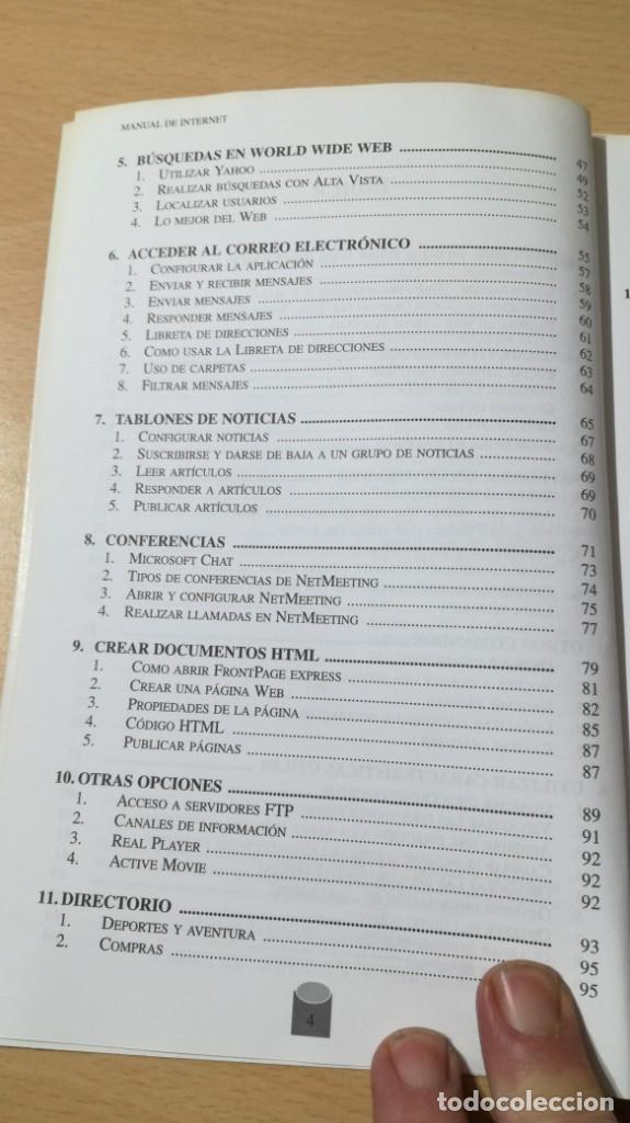 Libros de segunda mano: MANUAL INTERNET - CEPYME COLECCI&Oacute;N INFORMATICA BASICA K204 - Foto 6