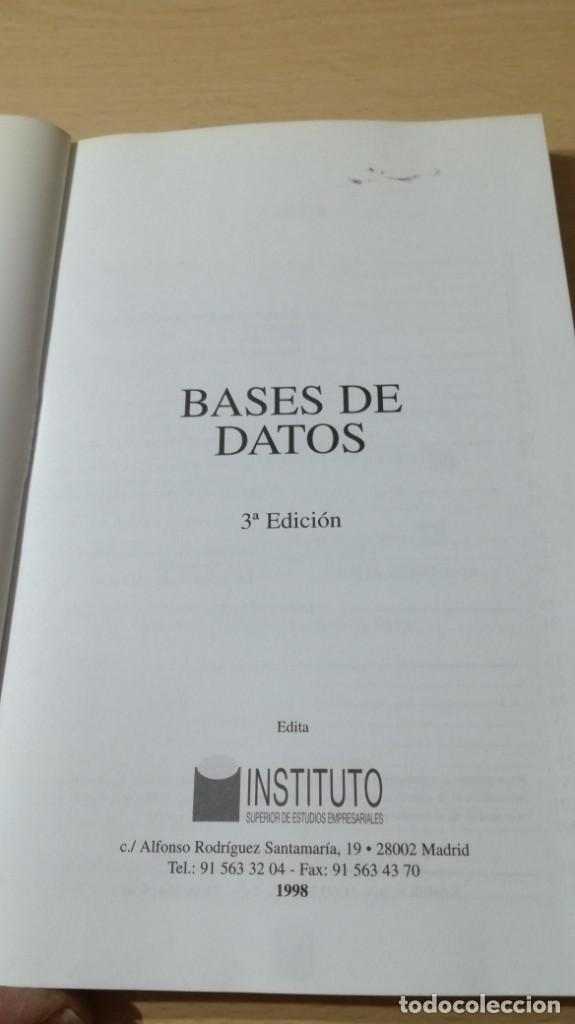 Libros de segunda mano: BASES DE DATOS - CEPYME COLECCI&Oacute;N INFORMATICA BASICA K204 - Foto 3