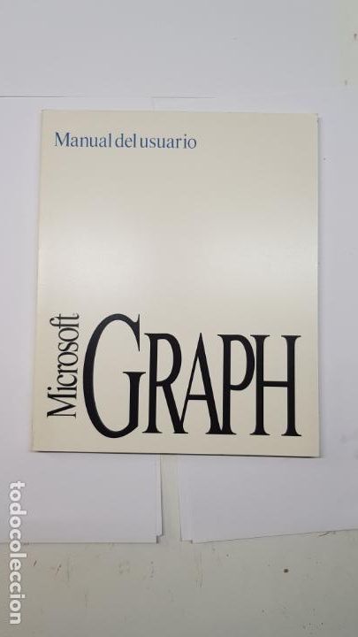 Libros de segunda mano: Manual de usuario: Microsoft GRAPH 3.0 - Foto 1