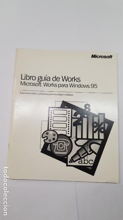 Libros de segunda mano: Libro gu&iacute;a de Microsoft Works para Windows 95 - Foto 1