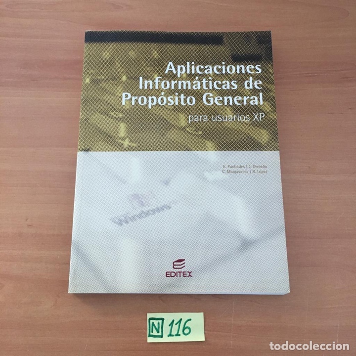 Libros de segunda mano: Aplicaciones Inform&aacute;ticas De Prop&oacute;sito General - Foto 1