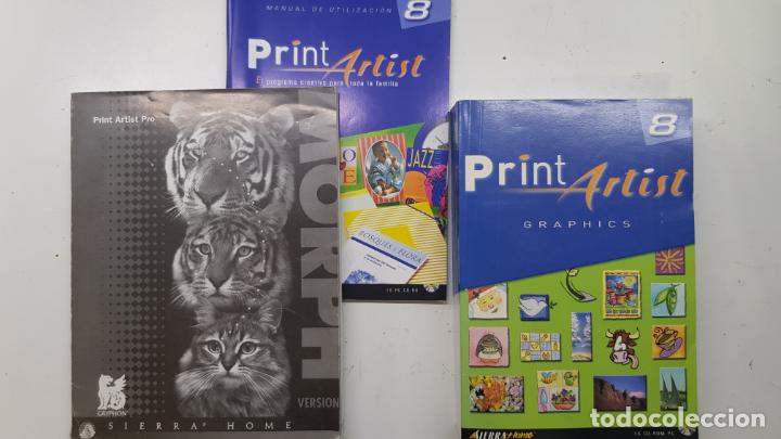Libros de segunda mano: Libros y gu&iacute;a Print Artist - Sierra Home - Foto 1