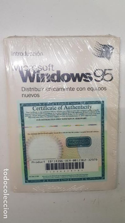 Libros de segunda mano: Introducci&oacute;n Microsoft Windows 95 - Certificado de Autenticidad (PRECINTADO) - Foto 1