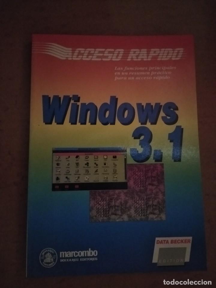 Libros de segunda mano: windows 3.1 acceso r&aacute;pido. marcombo - Foto 1