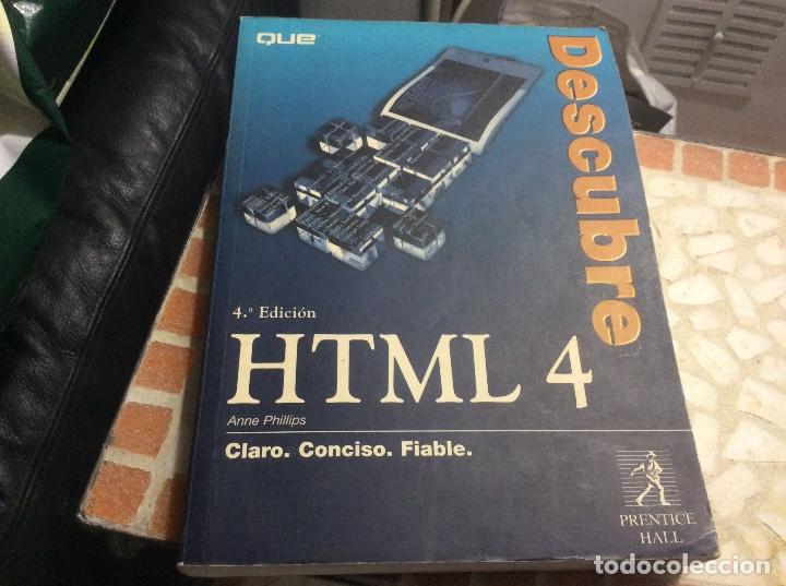 Libros de segunda mano: HTML 4 Anne Phillips. Prentice Hall 2000 - Foto 1