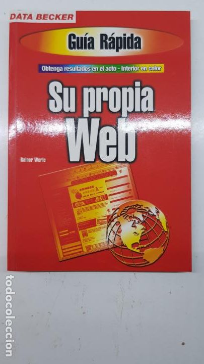 Libros de segunda mano: Gu&iacute;a r&aacute;pida - Su propia Web (Data Becker) - Foto 1