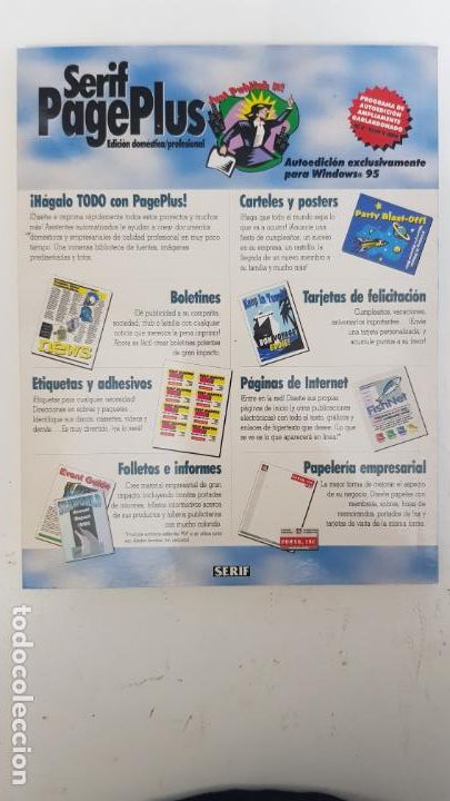 Libros de segunda mano: Libro Serif PagePlus - Edici&oacute;n dom&eacute;stica / Profesional - Foto 2