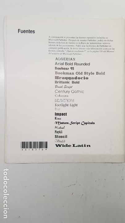 Libros de segunda mano: Cat&aacute;logo de Microsoft Publisher - Foto 2