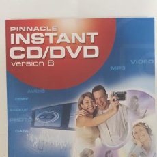 Libros de segunda mano: MANUAL DE USUARIO PINNACLE INSTANT CD/DVD VERSIÓN 8