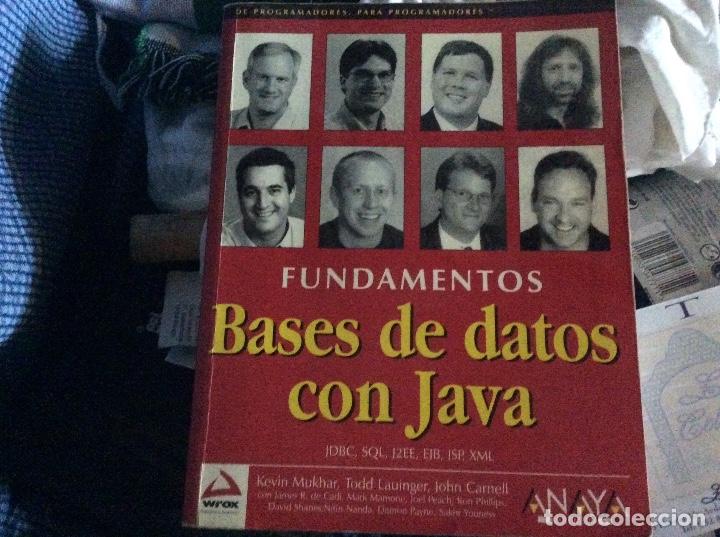 Libros de segunda mano: FUNDAMENTOS BASES DE DATOS CON JAVA MUKHAR LAUINGER CARNELL WROX ANAYA MULTIMEDIA - Foto 1
