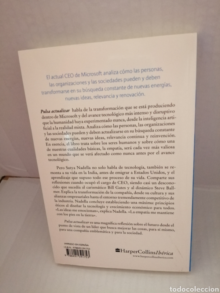 Libros de segunda mano: Pulsa actualizar DE Satya Nadella - Foto 2