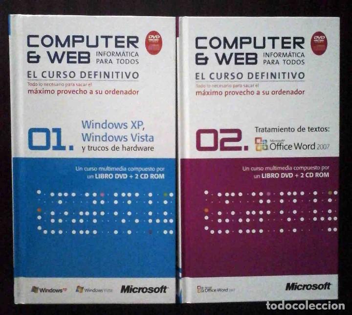 Libros de segunda mano: Computer y Web. Inform&aacute;tica para todos. El curso definitivo. Tomos 1 y 2 - Foto 1