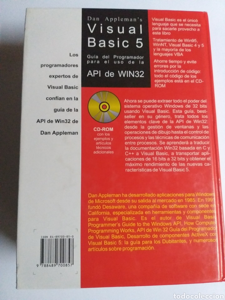 Libros de segunda mano: Visual Basic 5 . Gu&iacute;a del programador para el uso la API de Win32 . Inform&aacute;tica - Foto 5