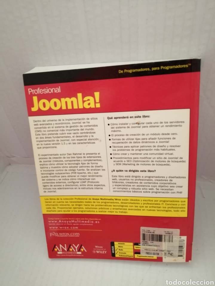 Libros de segunda mano: PROFESIONAL JOOMLA - Foto 2