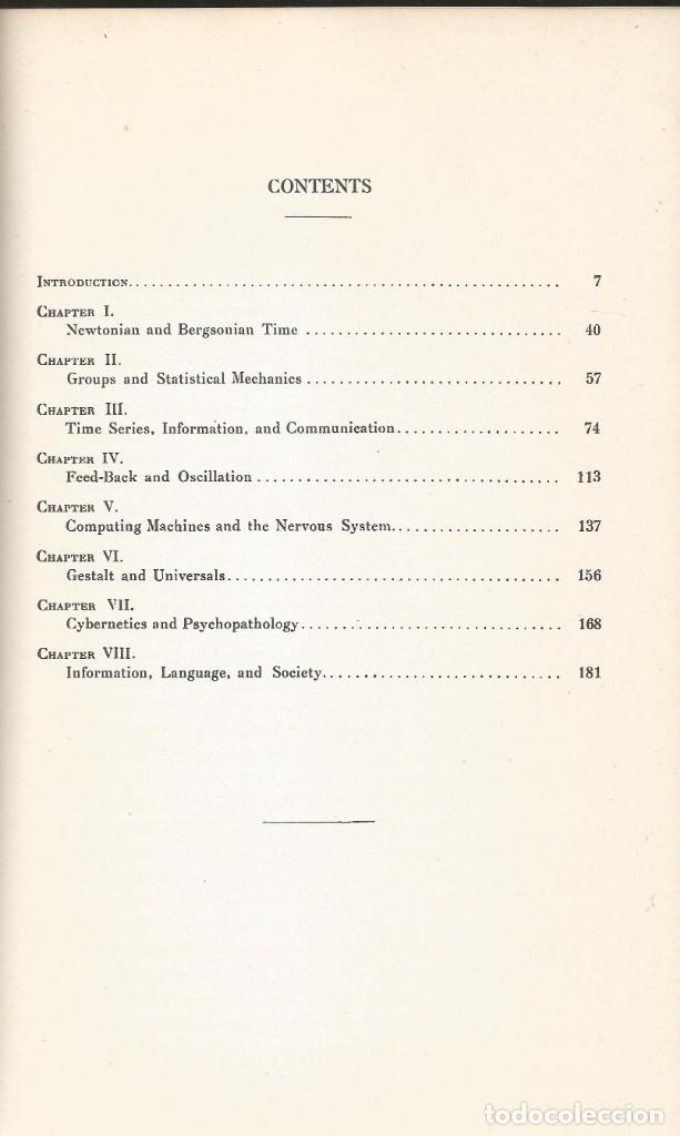Libros de segunda mano: Cybernetics. Norbert Wiener. - Foto 4