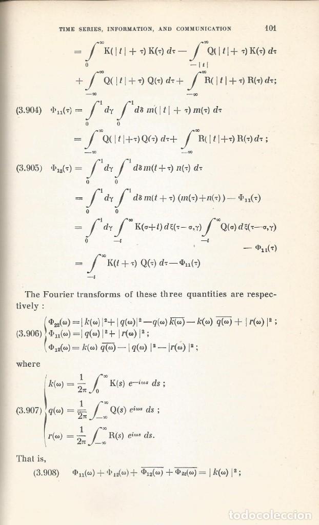 Libros de segunda mano: Cybernetics. Norbert Wiener. - Foto 5