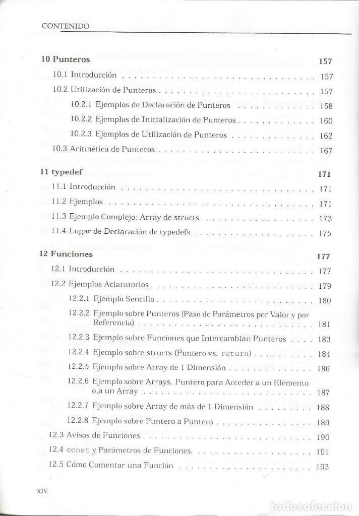 Libros de segunda mano: Programaci&oacute;n en C. Jordi Bataller Mascarell. Rafael Magdalena Benedito. - Foto 4