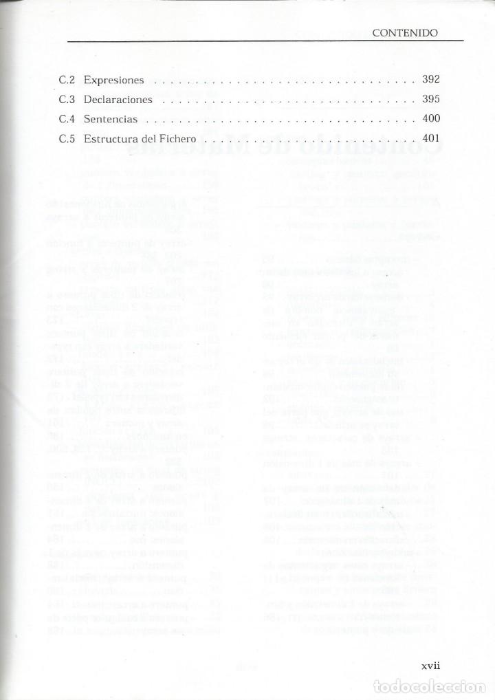 Libros de segunda mano: Programaci&oacute;n en C. Jordi Bataller Mascarell. Rafael Magdalena Benedito. - Foto 6
