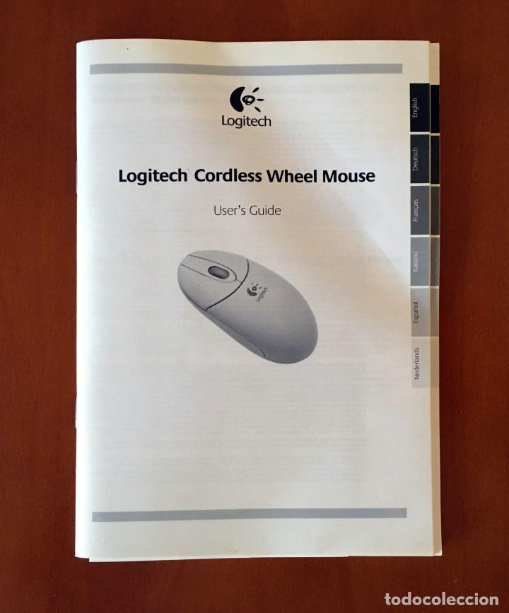 Libros de segunda mano: LOGITECH CORDLES WHEEL MOUSE USERS GUIDE - MANUAL MULTILENGUAJE - Foto 1