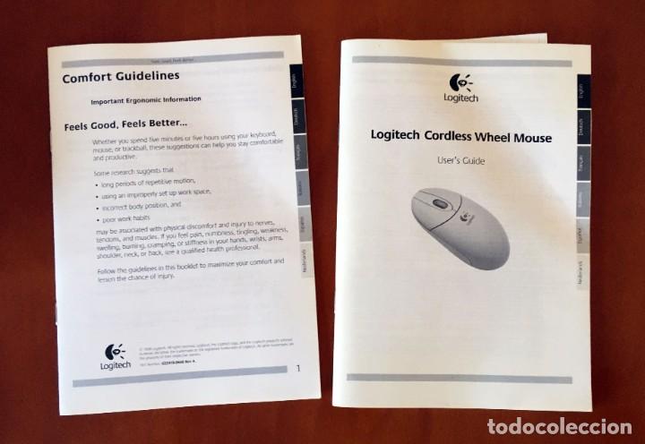 Libros de segunda mano: LOGITECH CORDLES WHEEL MOUSE USERS GUIDE - MANUAL MULTILENGUAJE - Foto 3