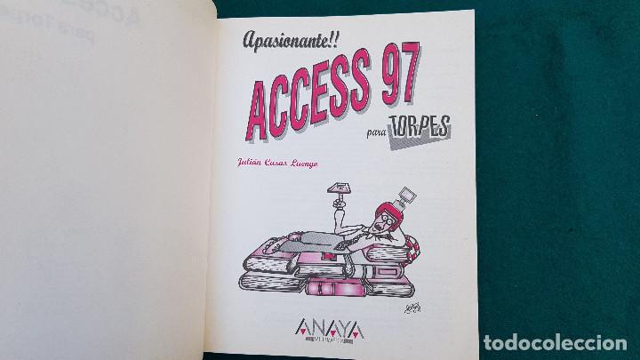 Libros de segunda mano: LIBRO ACCESS 97 PARA TORPES (1998) ANAYA - Foto 5