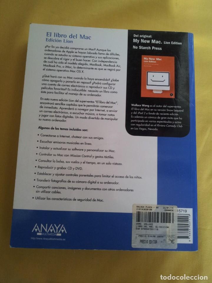 Libros de segunda mano: WALLACE WANG - EL LIBRO DEL MAC , EDICION LION ANAYA 2012 - Foto 3