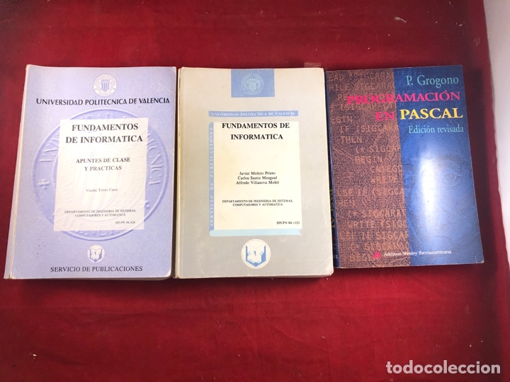 Libros de segunda mano: Fundamentos de inform&aacute;tica y programaci&oacute;n en Pascal - Foto 1