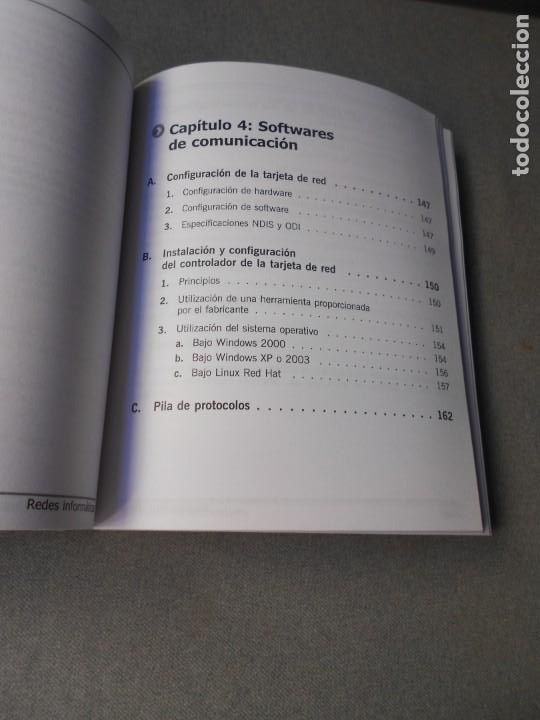Libros de segunda mano: REDES INFORMATICAS. INFORMACION TECNICA - Foto 3