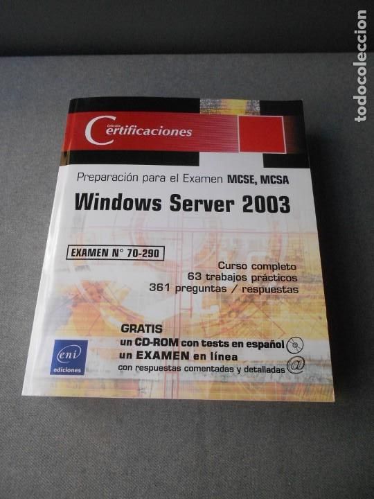 Libros de segunda mano: WINDOWS SERVER 2003. PREPARACION EXAMEN MCSE - Foto 1