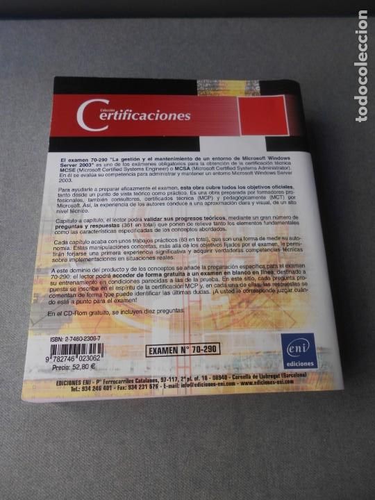 Libros de segunda mano: WINDOWS SERVER 2003. PREPARACION EXAMEN MCSE - Foto 4