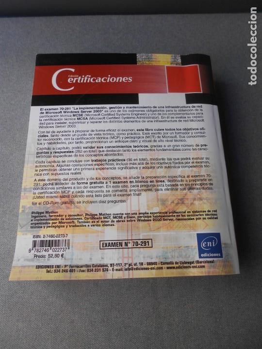 Libros de segunda mano: WINDOWS SERVER 2003. PREPARACION EXAMEN MCSE.MCSA - Foto 4