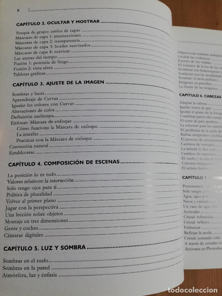 Libros de segunda mano: PHOTOSHOP CS. RETOQUE Y MONTAJE (STEVE CAPLIN) - Foto 4