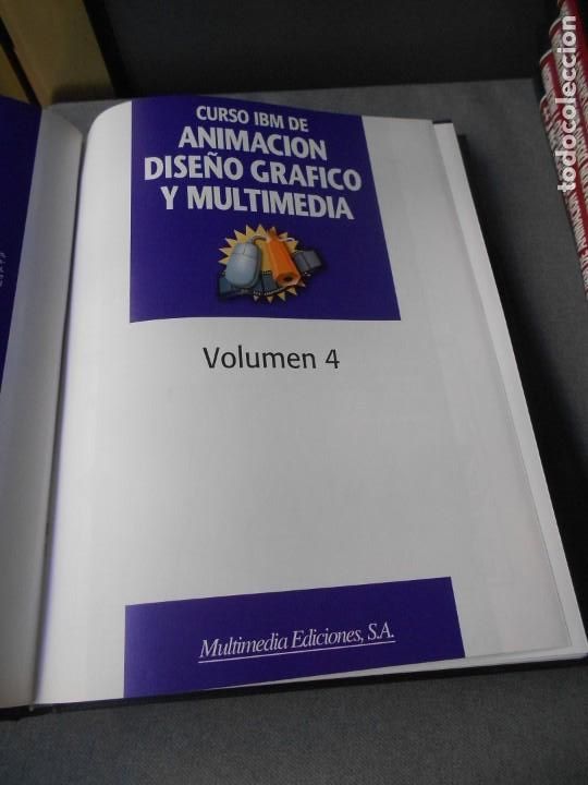Libros de segunda mano: CURSO IBM DE ANIMACION DISE&Ntilde;O GRAFICO Y MULTIMEDIA. - Foto 2