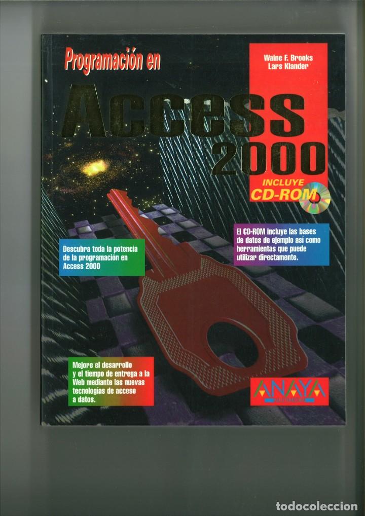 Libros de segunda mano: PROGRAMACI&Oacute;N EN ACCESS 2000. W. F. Brooks y Lears Klander - Foto 1