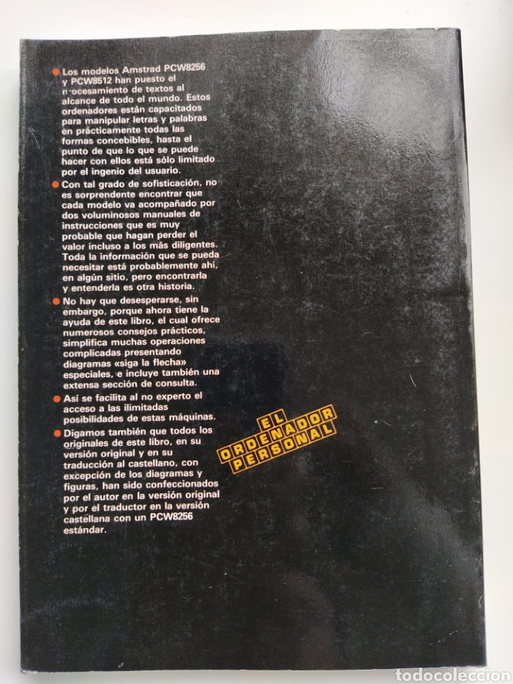 Libros de segunda mano: Gu&iacute;a pr&aacute;ctica del amstrad PCW 8256 y PCW 8512 CEAC del a&ntilde;o 1986 - Foto 2