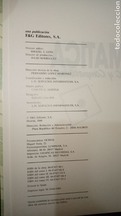Libros de segunda mano: Curso de inform&aacute;tica para PC y compatibles, 3 tomos, F&G editores - Foto 4