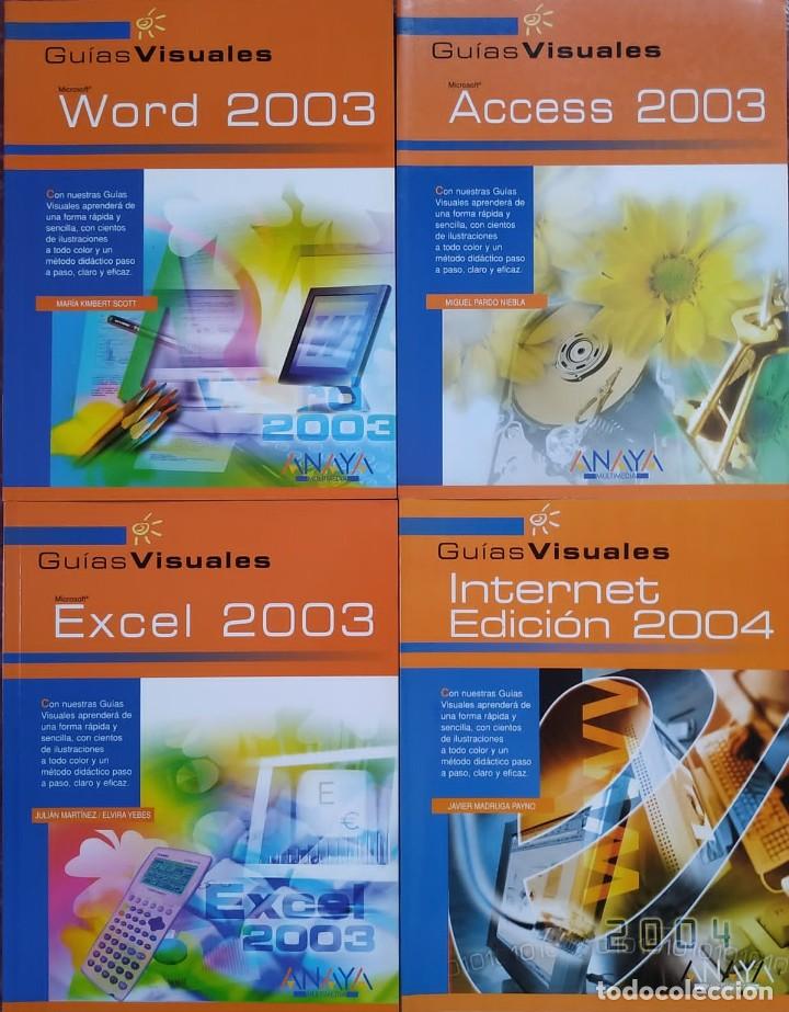 Libros de segunda mano: LOTE DE GUIAS VISUALES MICROSOFT DE ANAYA WORD EXCELL ACCESS E INTERNET - Foto 1