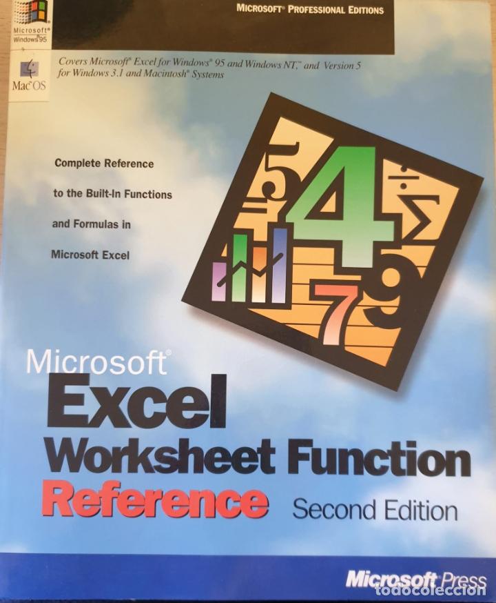 Libros de segunda mano: MICROSOFT EXCEL WORKSHEET FUNCTION REFERENCE. SECOND EDITION. - - Foto 1