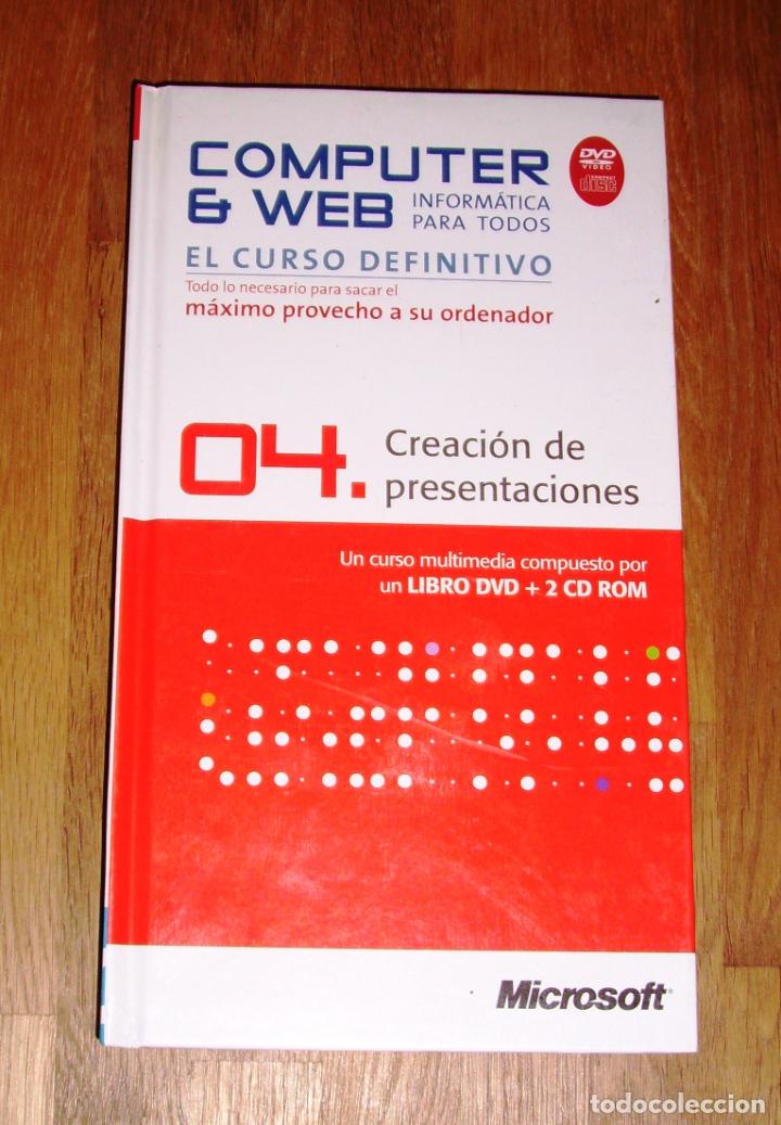 Libros de segunda mano: COMPUTER & WEB. 04 : Creaci&oacute;n de presentaciones + 1 DVD-V&iacute;deo + 2 CD-ROM - Foto 1