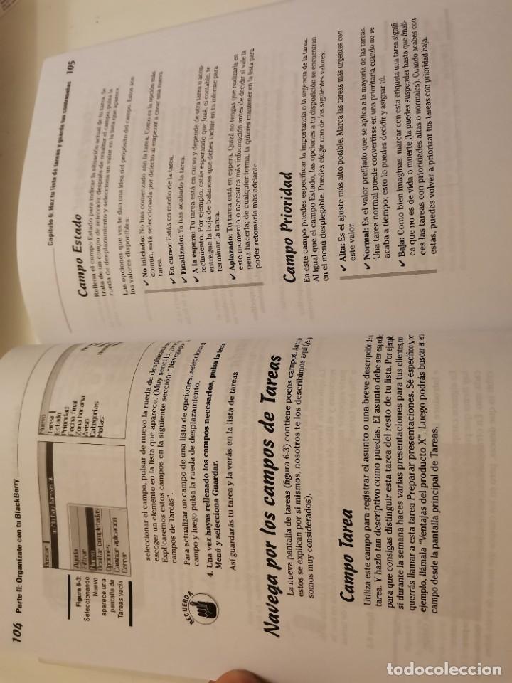 Libros de segunda mano: BLACKBERRY PARA DUMMIES ROBERT KAO Y DANTE SARIGUMBA 2008 - Foto 10