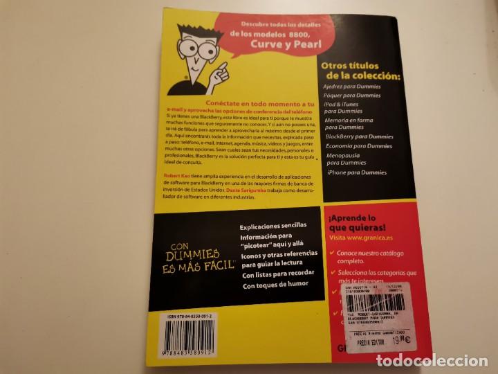 Libros de segunda mano: BLACKBERRY PARA DUMMIES ROBERT KAO Y DANTE SARIGUMBA 2008 - Foto 14