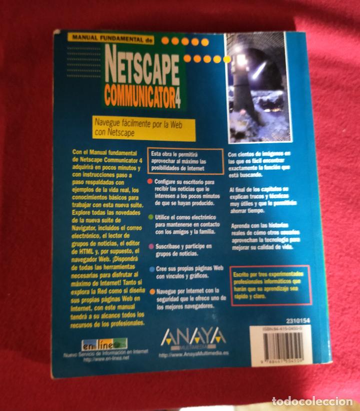 Libros de segunda mano: NETSCAPE COMUNICATOR 4 - MANUAL FUNDAMENTAL - Foto 2
