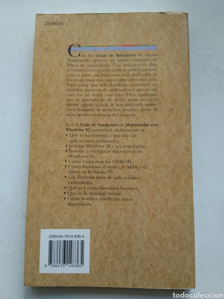 Libros de segunda mano: MULTIMEDIA CON WINDOWS 95/ANAYA - Foto 4